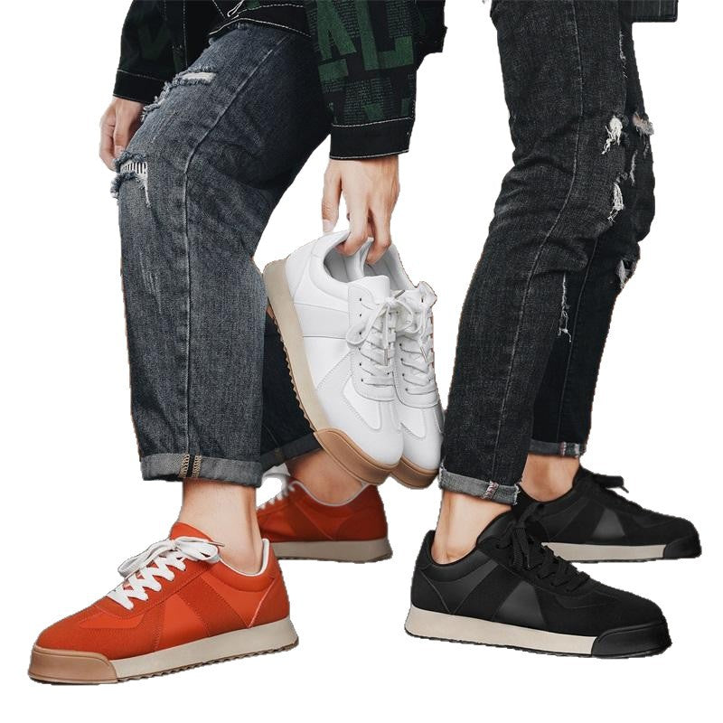 Sarah Express Retro Square Toe Thick Sole Sneakers