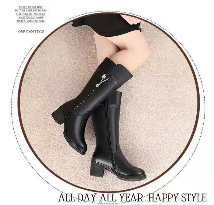 Sarah Express Fleece Lined Tall Winter Boots