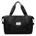 Sarah Express Large Capacity Travel Gym Shoulder Bag Black