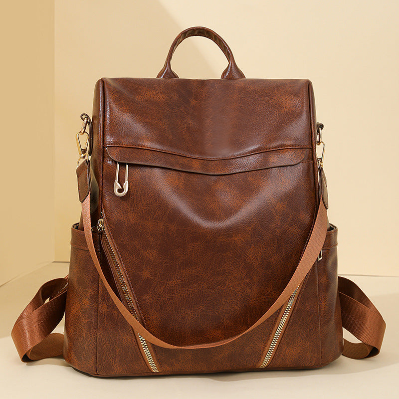 Sarah Express Soft PU Leather Multi-Pocket Shoulder Bag