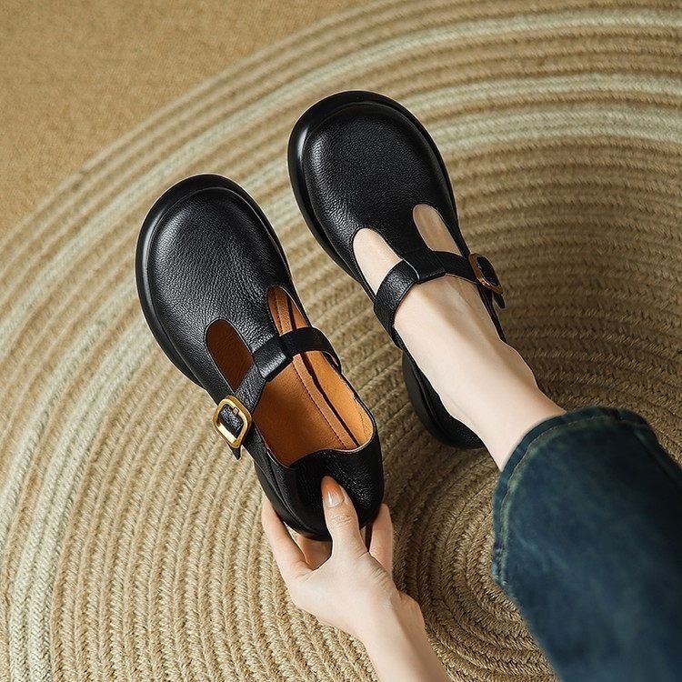 Sarah Express Comfortable Round Toe Mary Jane Flats