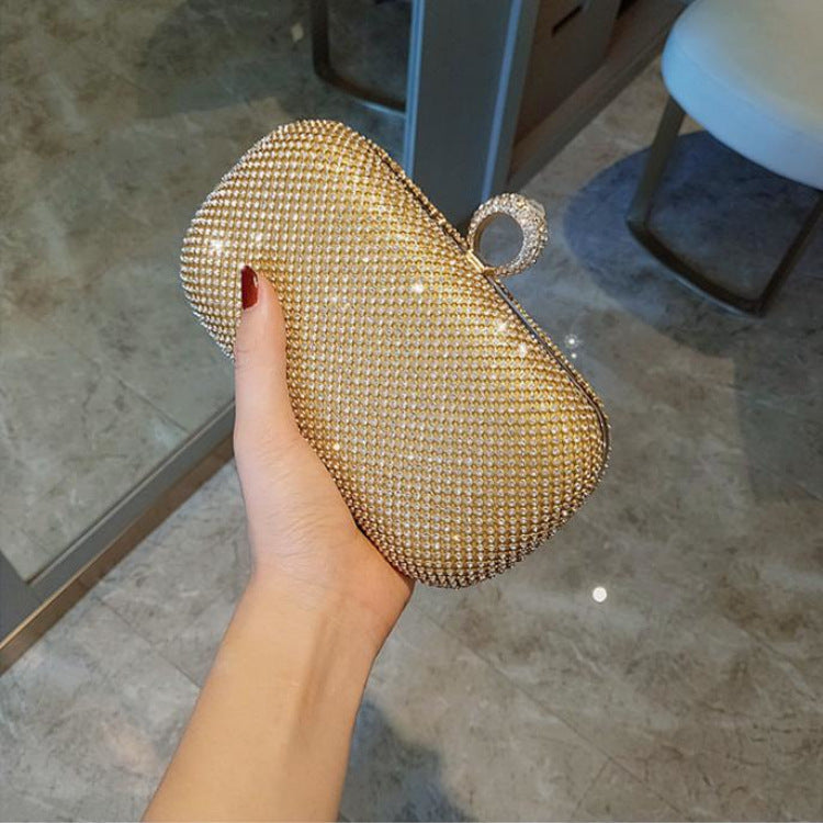 Sarah Express Diamond-Studded Evening Clutch Bag