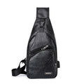 Sarah Express USB Charging Chest Sling Bag Black