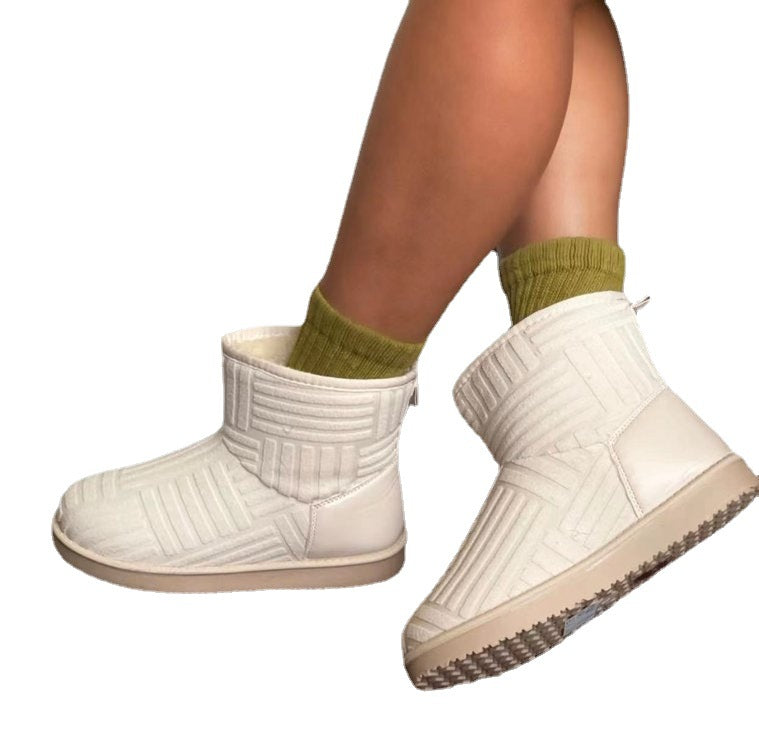 Sarah Express Plush Lined Winter Ankle Snow Boots
