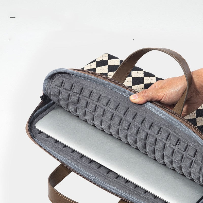 Sarah Express Argyle Pattern Laptop Protective Carrying Bag