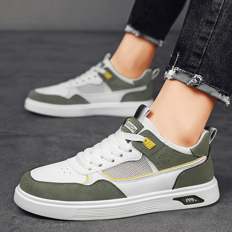 Sarah Express Color-Blocked Low-Top Retro Skate Sneakers
