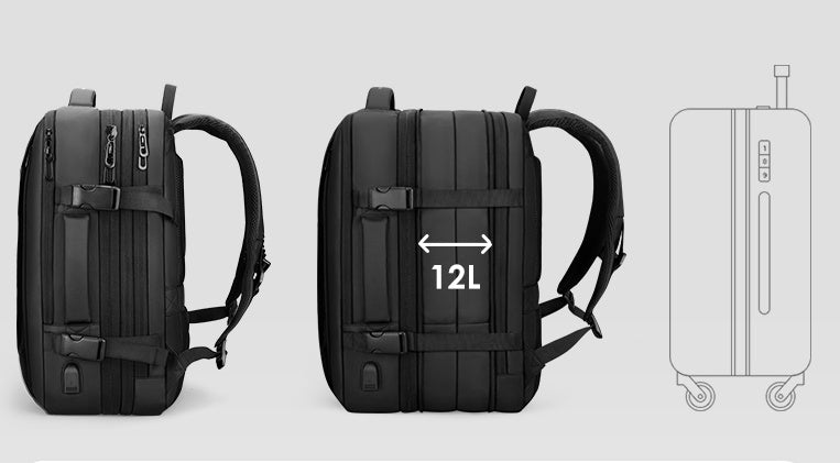 Sarah Express Structured Large Capacity Laptop Backpack