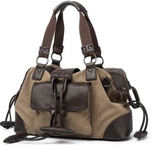 Sarah Express Structured Canvas Travel Shoulder Bag