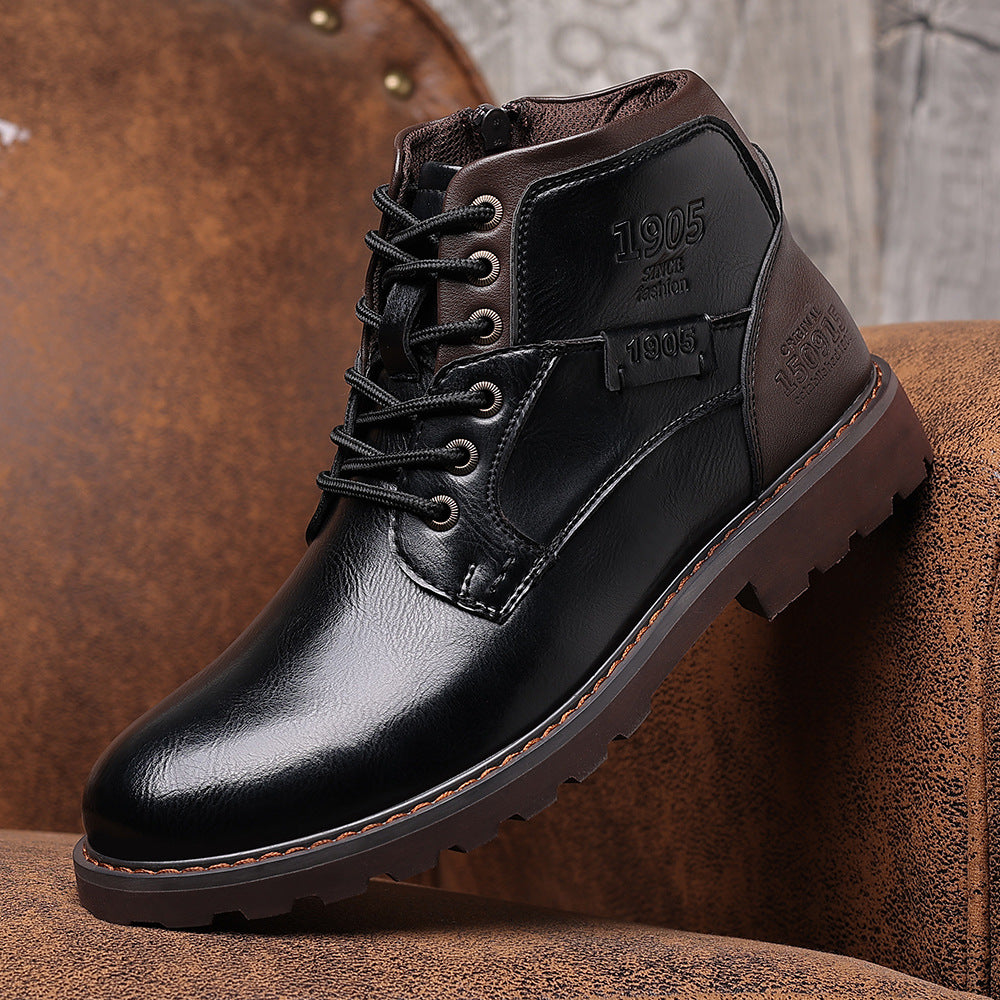 Sarah Express Men's Mid-Calf Daily Motorcycle Boots
