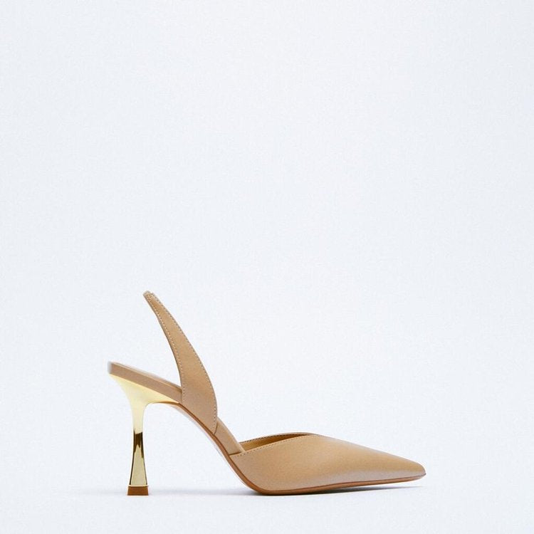 Sarah Express Pointed Toe Slingback Heels