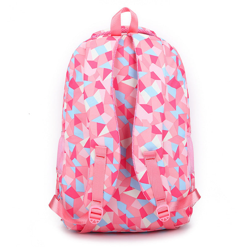 Sarah Express Geometric Print Kids School Backpack