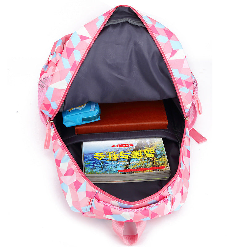 Sarah Express Geometric Print Kids School Backpack