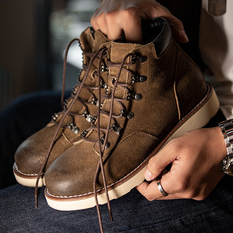 Sarah Express Men's Retro Mountaineering High-top Boots