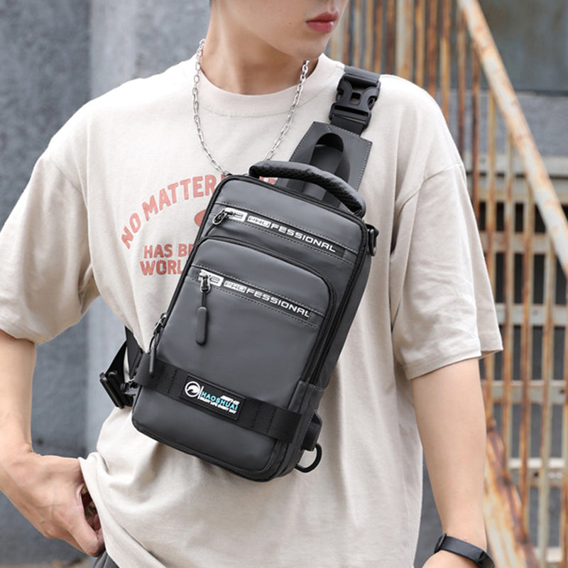 Sarah Express Multifunction Nylon Crossbody Chest Bag