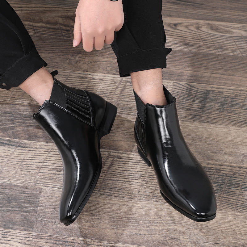 Sarah Express Men's Pointed Toe Chelsea Boots