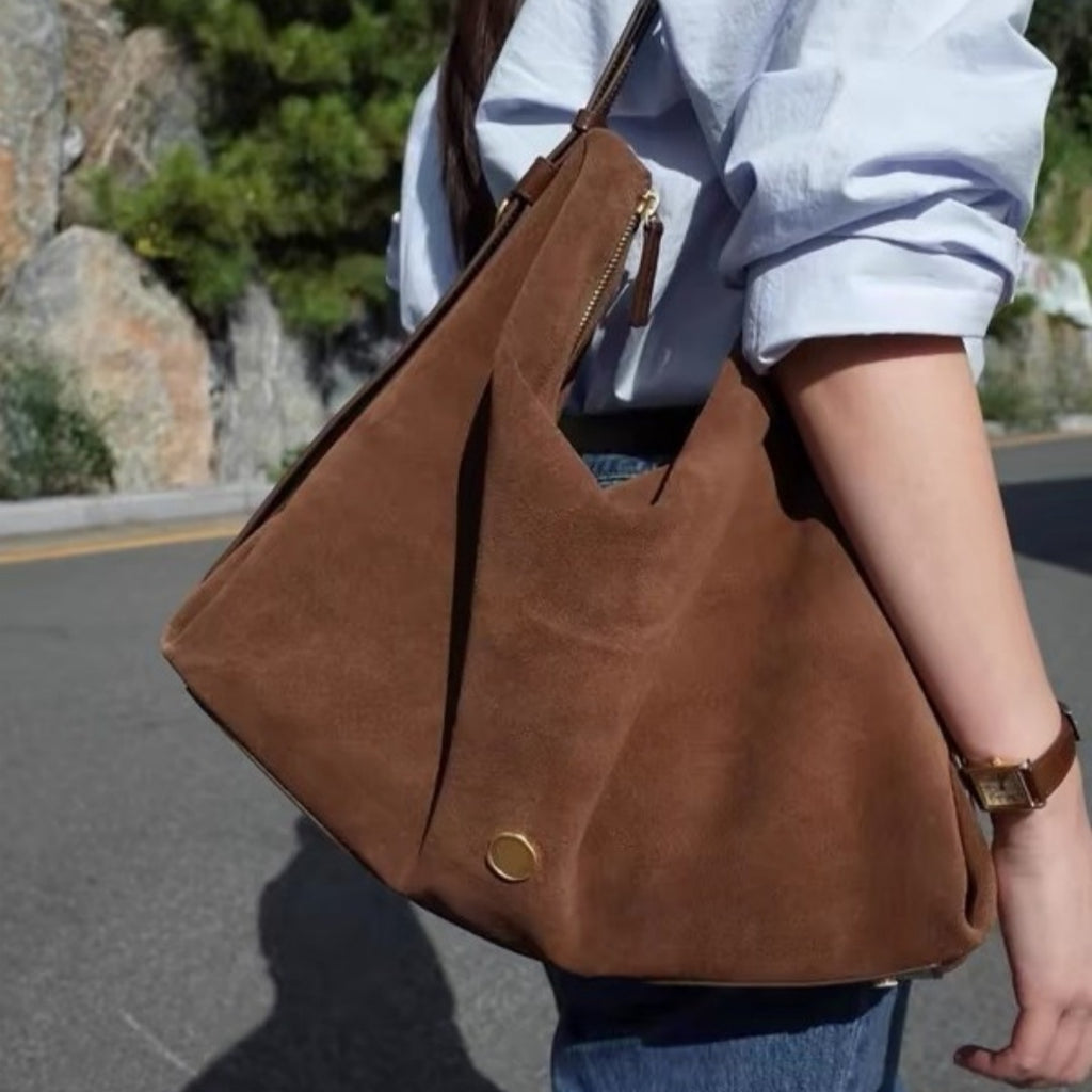 Sarah Express Matte Retro Commuter Tote Shoulder Bag