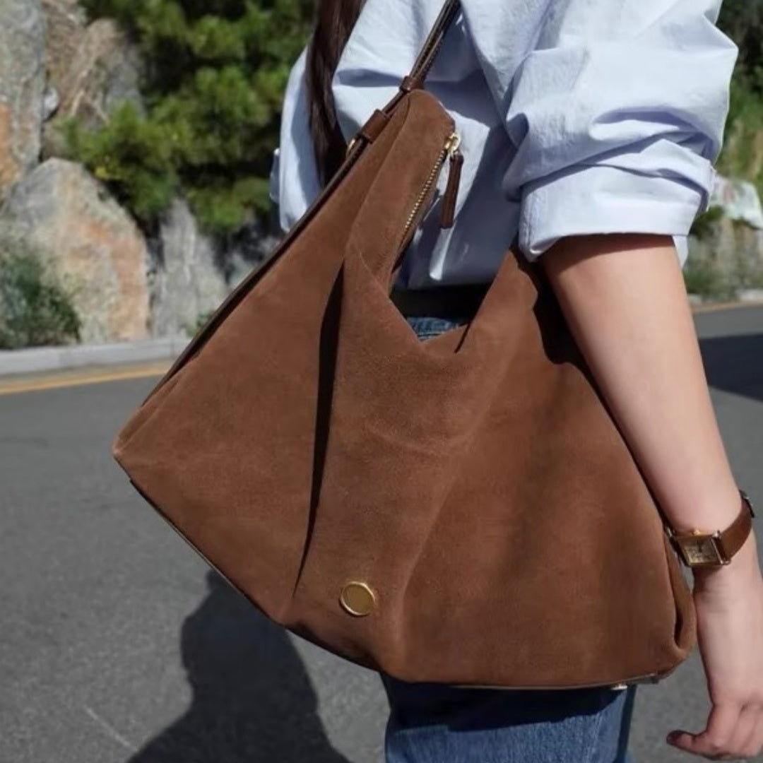 Sarah Express Matte Retro Commuter Tote Shoulder Bag