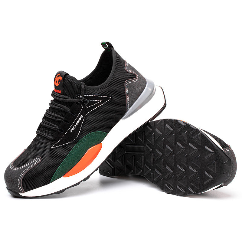 Sarah Express Men's Breathable Protective Work Safety Shoes