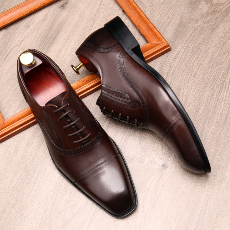 Sarah Express Men's Formal Leather Oxford Shoes