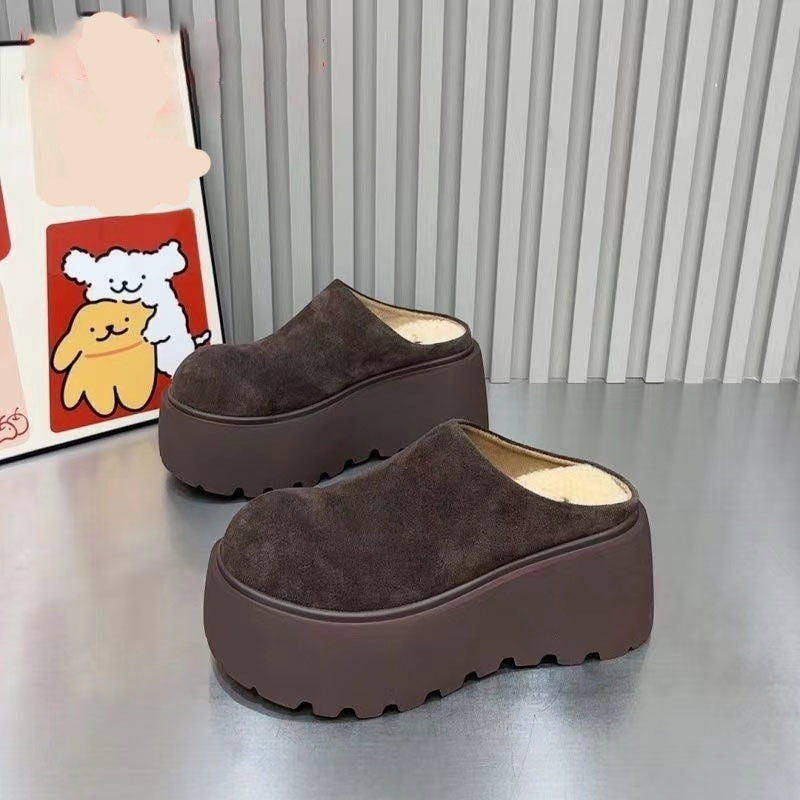 Sarah Express Women's Wedge Platform Slip-On Mules