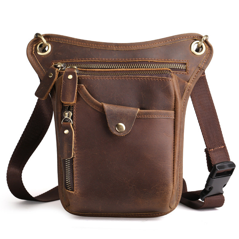 Sarah Express Retro Leather Satchel Drop Leg Bag