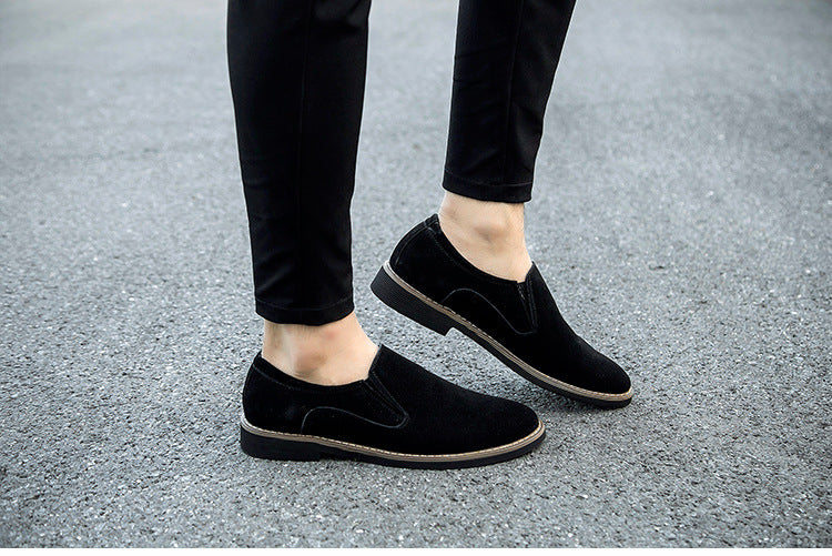 Sarah Express Men's Frosted Round Toe Casual Shoes
