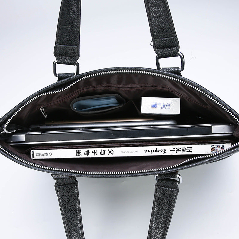 Sarah Express Men's Business Briefcase with Shoulder Strap