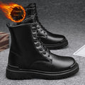 Sarah Express Men's Thermal Fleece Lined Martin Boots CN CF2011 1 Black