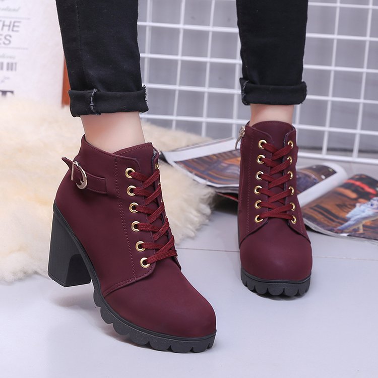 Sarah Express Cross Strappy Suede Martin Ankle Boots