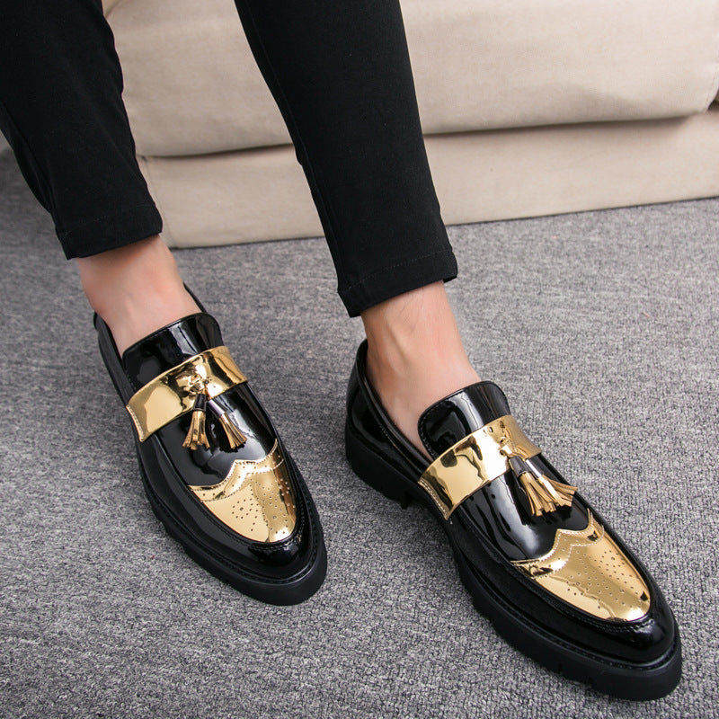 Sarah Express Men's British Style Tassel Loafers