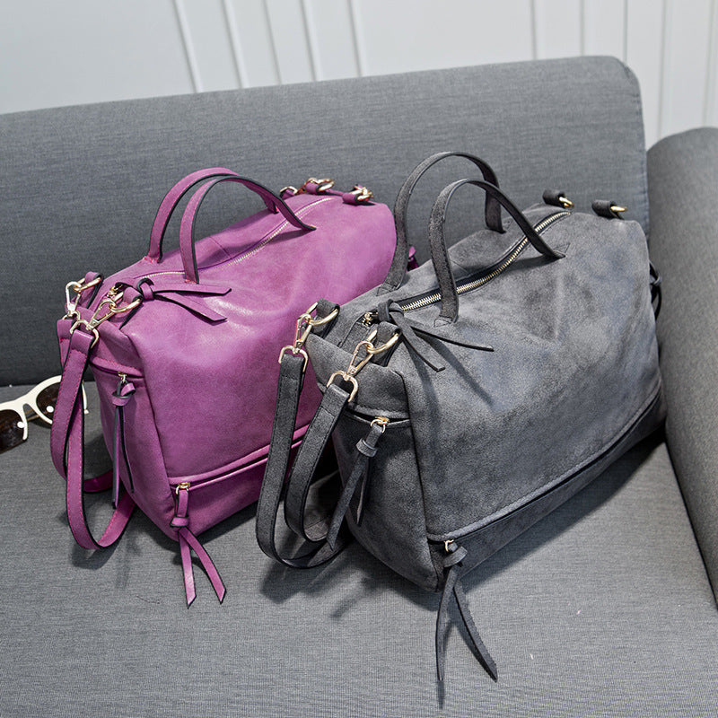 Sarah Express Retro Matte Leather Messenger Shoulder Bag