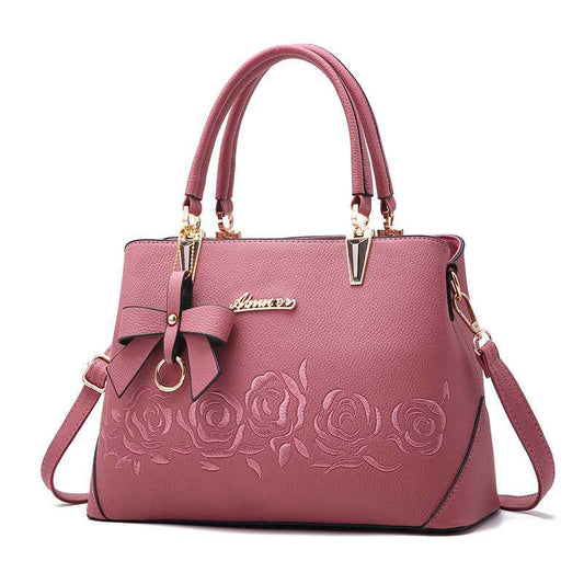Sarah Express Women's Vegan Leather Crossbody Bag - Adjustable Strap Shoulder Handbag