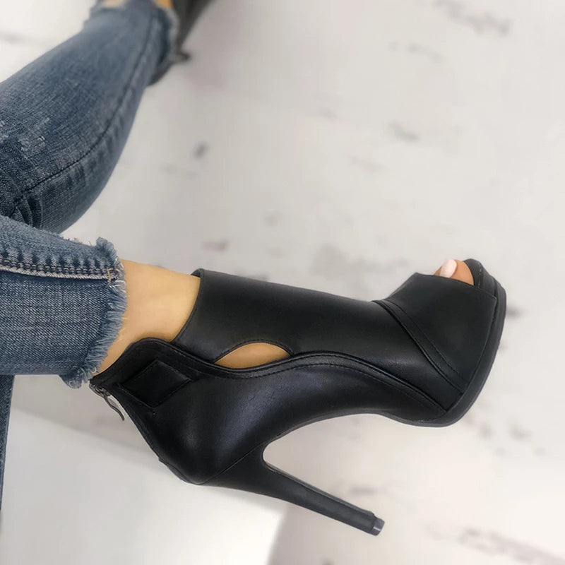 Sarah Express Open-Toe Stiletto Platform Heels