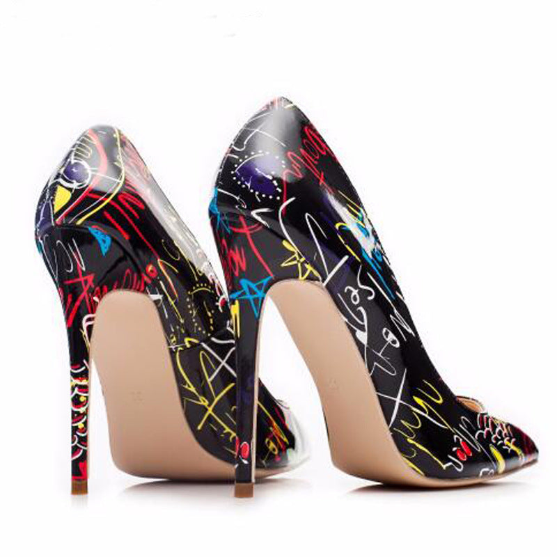 Sarah Express Women's Cutout Platform Open-Toe Heels