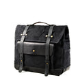 Sarah Express Retro Canvas Messenger Bag With Rivets Black
