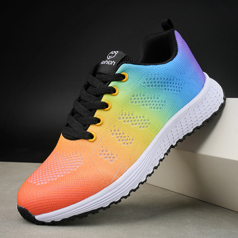 Plus Size Spring And Autumn Fly-kit Mesh Women's Shoes – product detail alternate view 5