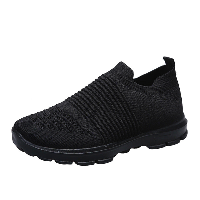 Sarah Express Knit Slip-On Walking Sneakers