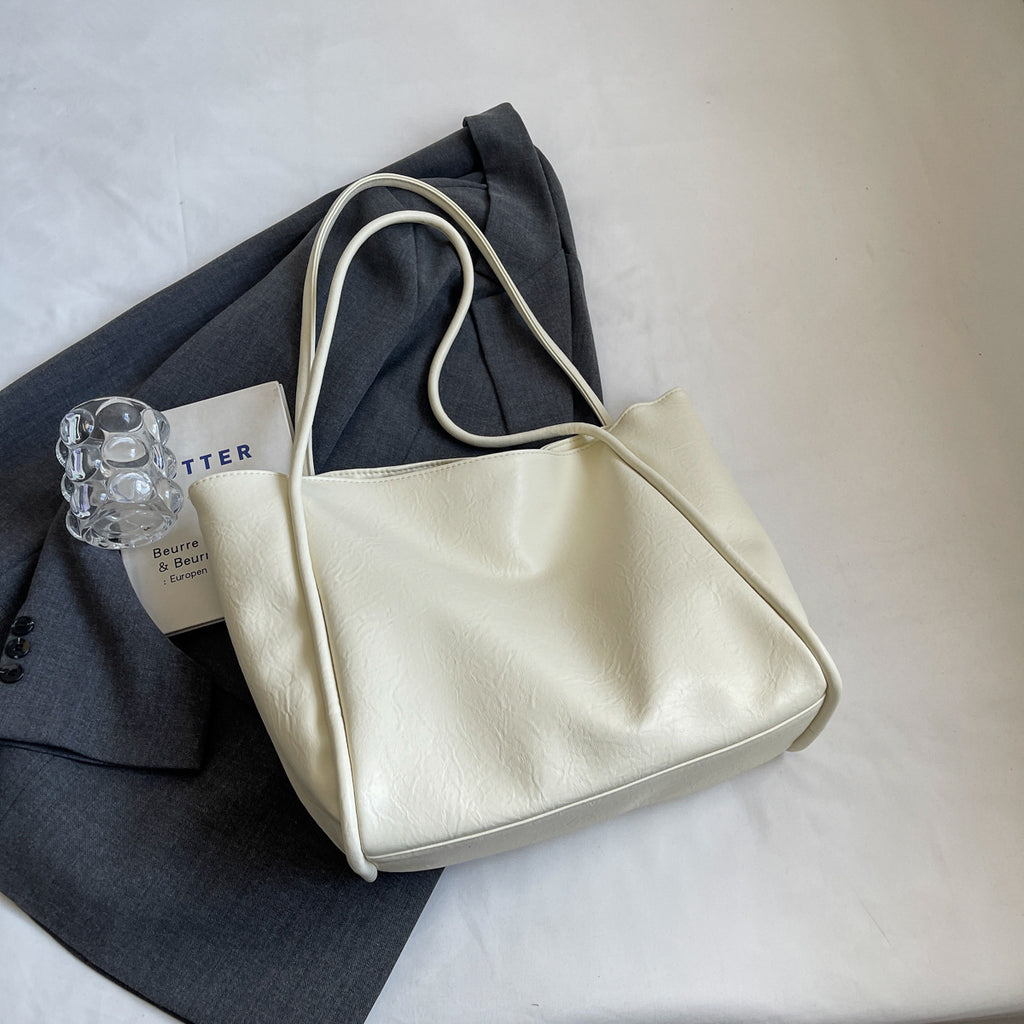 Sarah Express Soft Leather Shoulder Bag Commuter Tote