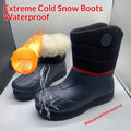 Sarah Express Men's Insulated Wool Mid-Calf Snow Boots Footed