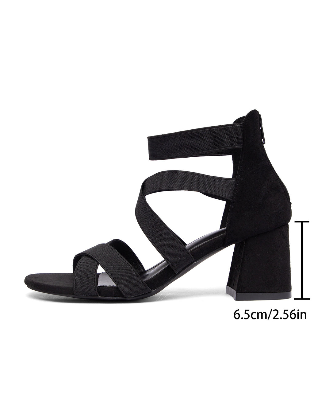Sarah Express Cutout Square Heel Open-Toe Sandals