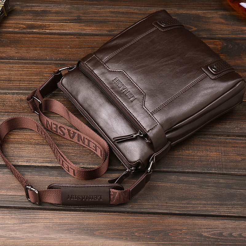 Sarah Express Men's Structured Messenger Shoulder Bag