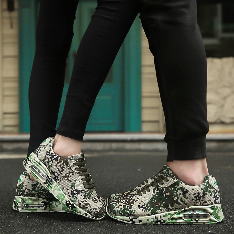 Sarah Express Retro Camo Print Casual Running Sneakers