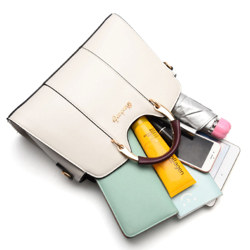 Sarah Express Structured Top Handle Shoulder Bag