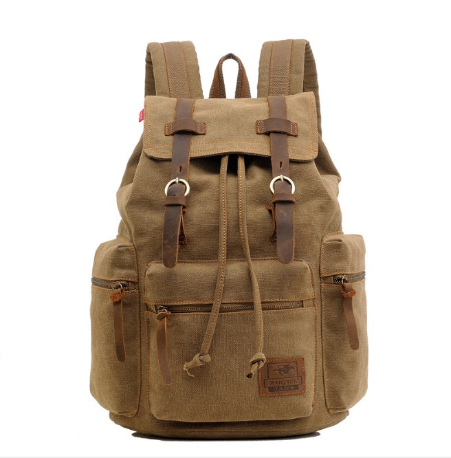 Sarah Express Vintage Canvas Retro Men's Backpack brown