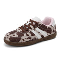 Sarah Express Retro Low-Top Sneakers in Beige Beige