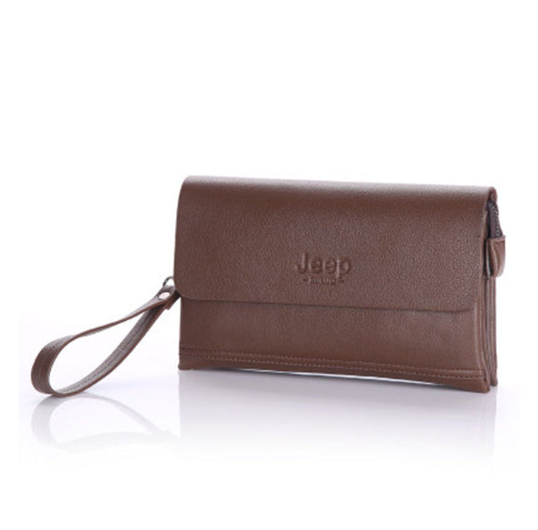 Sarah Express Structured Leather Business Handbag for Men