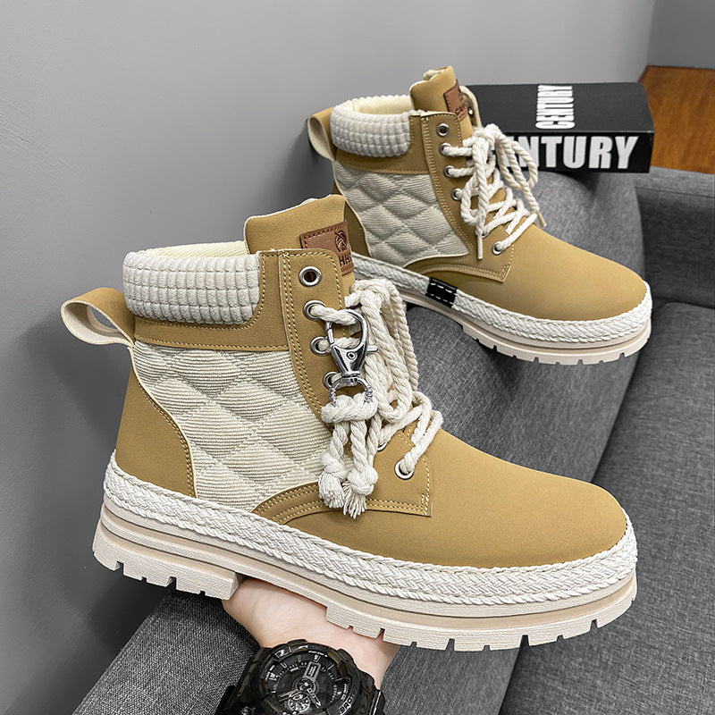 Sarah Express Platform Lace-Up Martin Boots