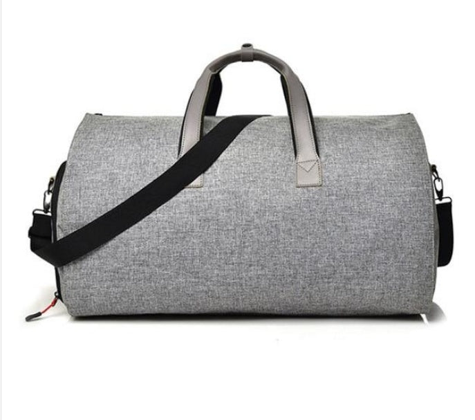 Sarah Express Convertible Travel Garment Duffel Bag Gray