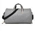 Sarah Express Convertible Travel Garment Duffel Bag Gray