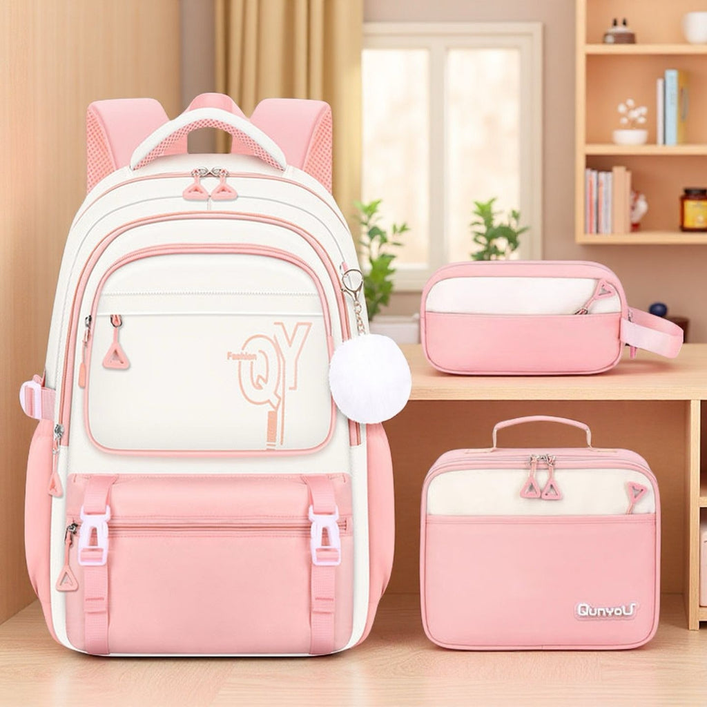 Sarah Express Girls 3-Piece School Backpack Set